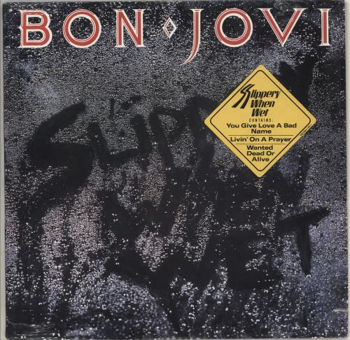 Bon Jovi Slippery When Wet - Sealed US vinyl LP album (LP record